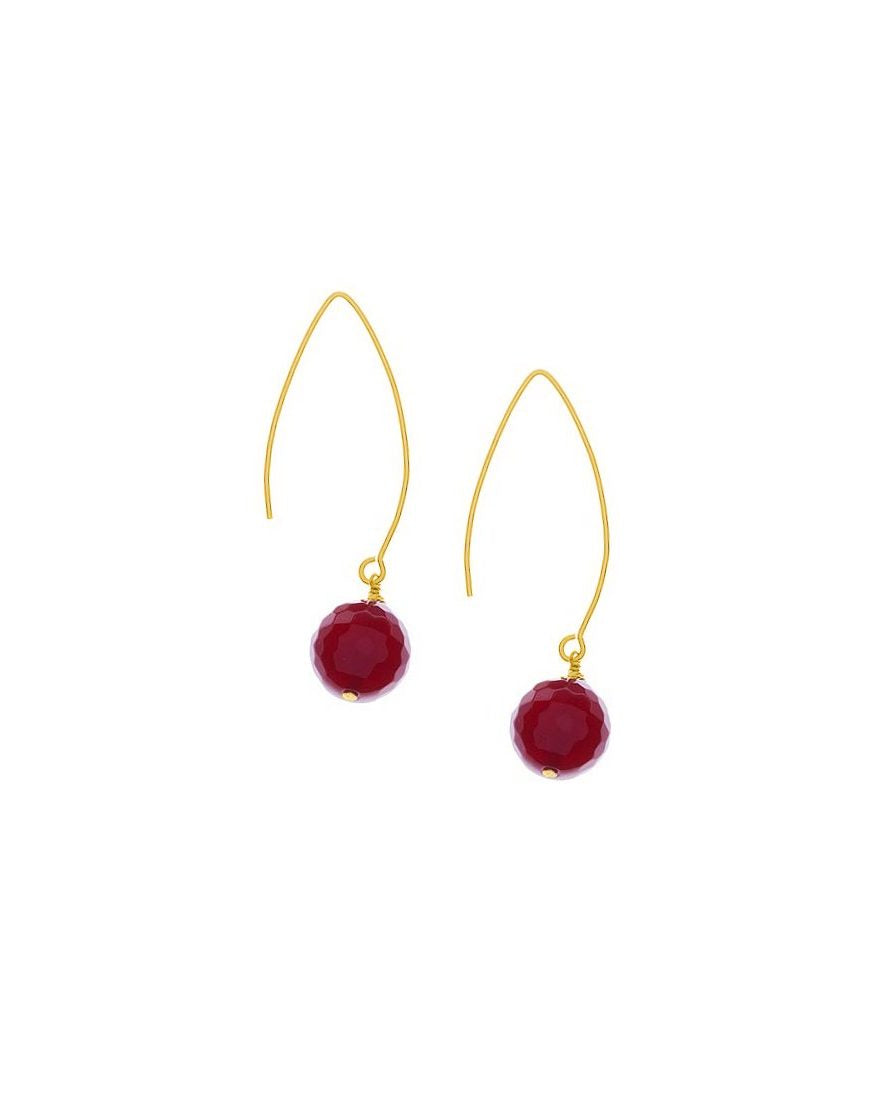 AGATE EARRINGS (27089)