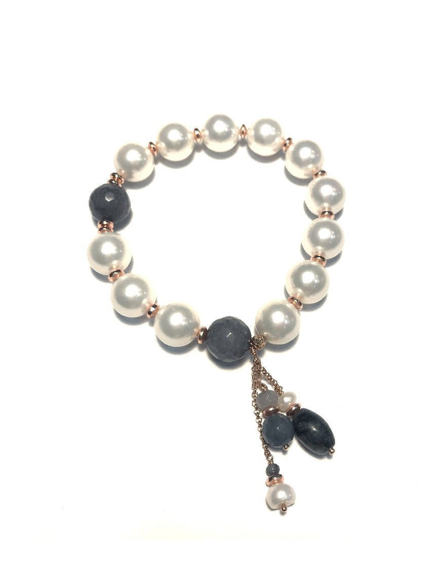 BRACELET WITH SHELL PEARL (30351)