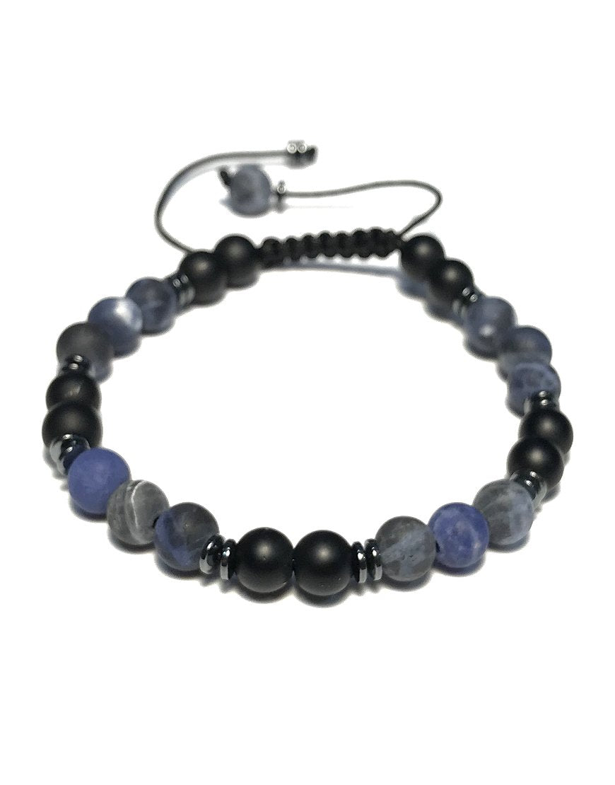 MEN'S BRACELET WITH AGATE (31414)