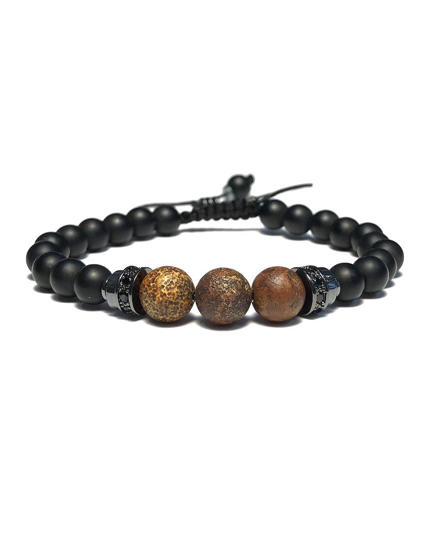 MEN'S BRACELET WITH AGATE (31422)