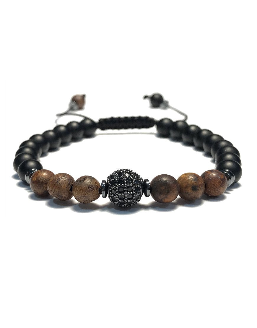 MEN'S BRACELET WITH AGATE (31427)