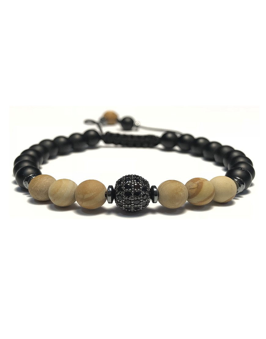 MEN'S BRACELET WITH JASPER (31428)