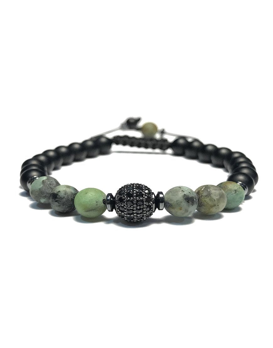 MEN'S BRACELET WITH AGATE (31432)
