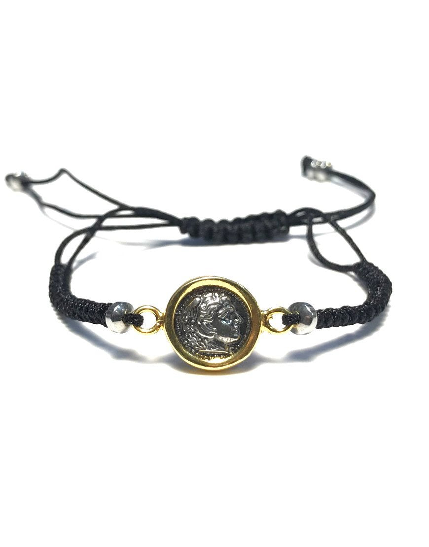 SILVER BRACELET WITH ALEXANDER THE GREAT (31454)