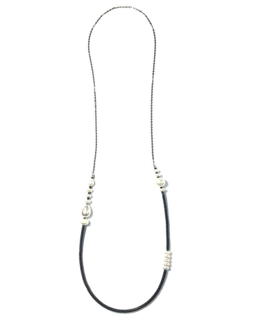 LONG NECKLACE WITH SHELL PEARL (31529)