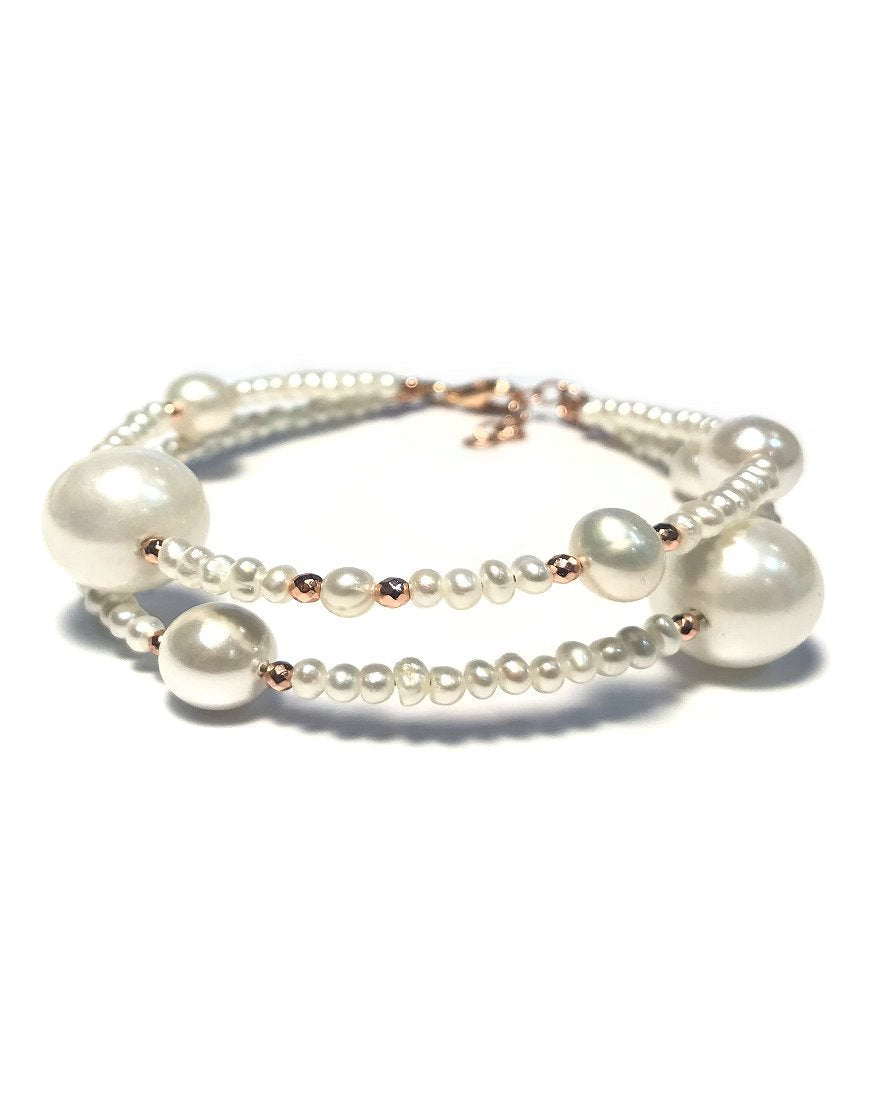 BRACELET DOUBLE-STRAND WITH PEARLS (31584)