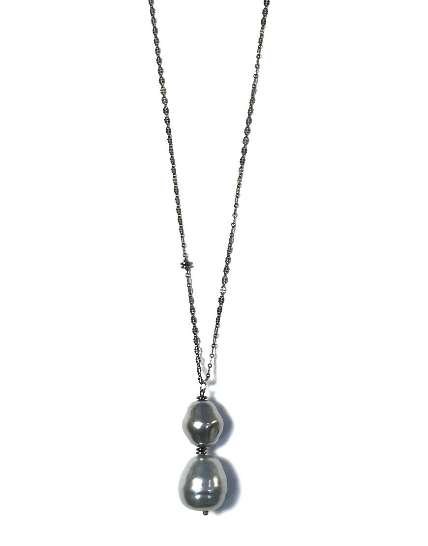 LONG NECKLACE WITH SHELL PEARL (31622)