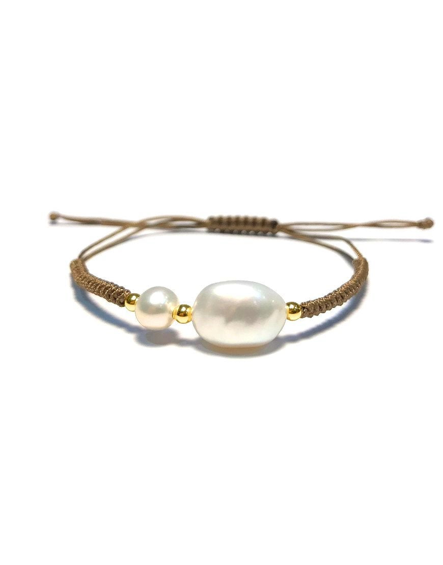 BRACELET GOLD WITH PEARLS (31666)