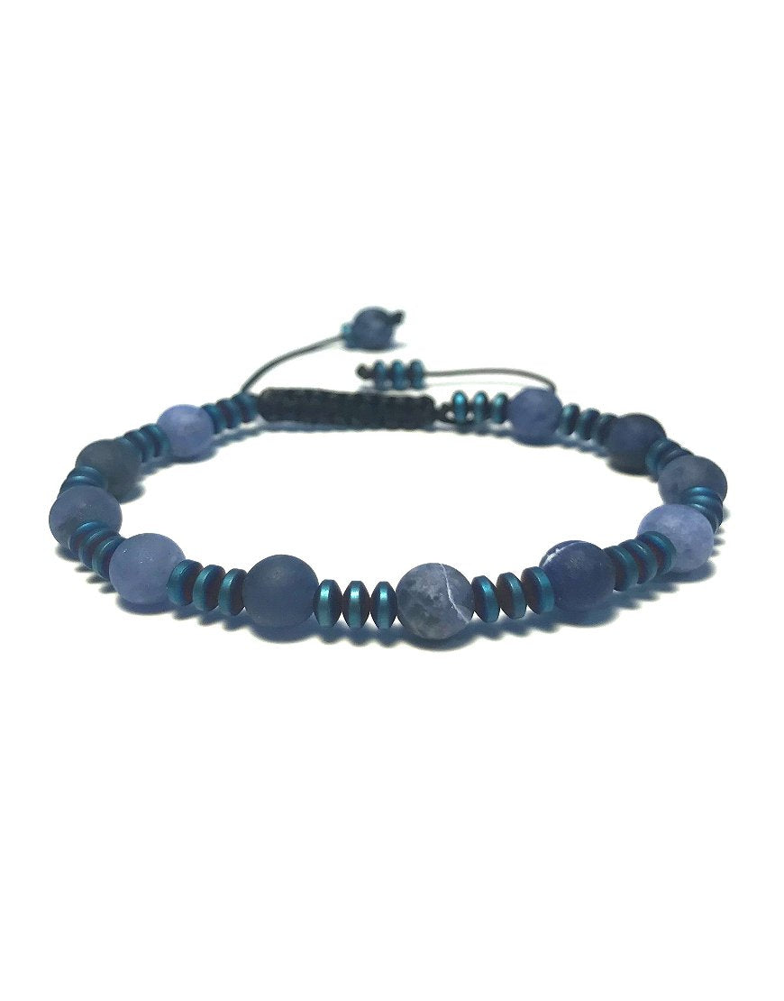 MEN'S BRACELET WITH SODALITE (31887)