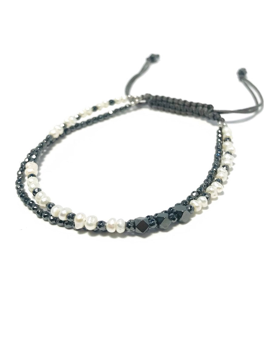 BRACELET WITH PEARLS (32392)