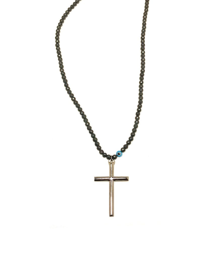 MEN'S CROSS NECKLACE (33057)