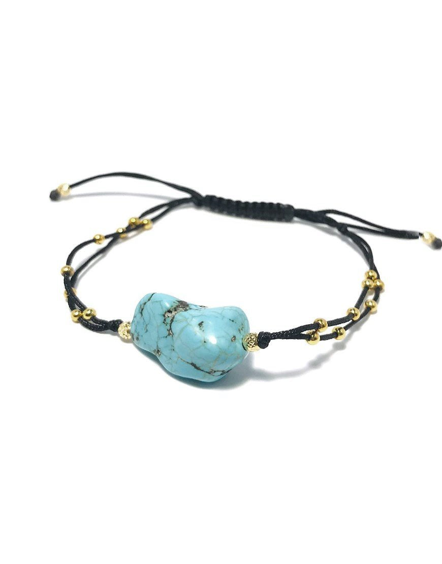 SILVER BRACELET WITH TURQUOISE (33406)