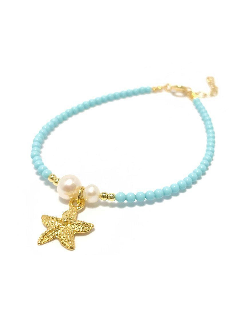 SILVER BRACELET WITH TURQUOISE (33426)