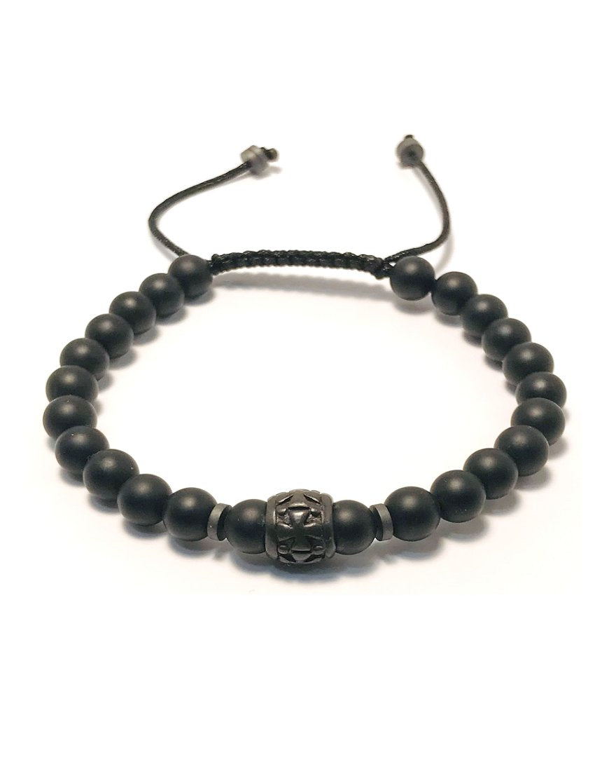 MEN'S BRACELET WITH AGATE (33921)