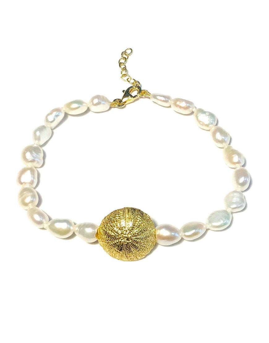 SILVER BRACELET WITH PEARLS (33935)