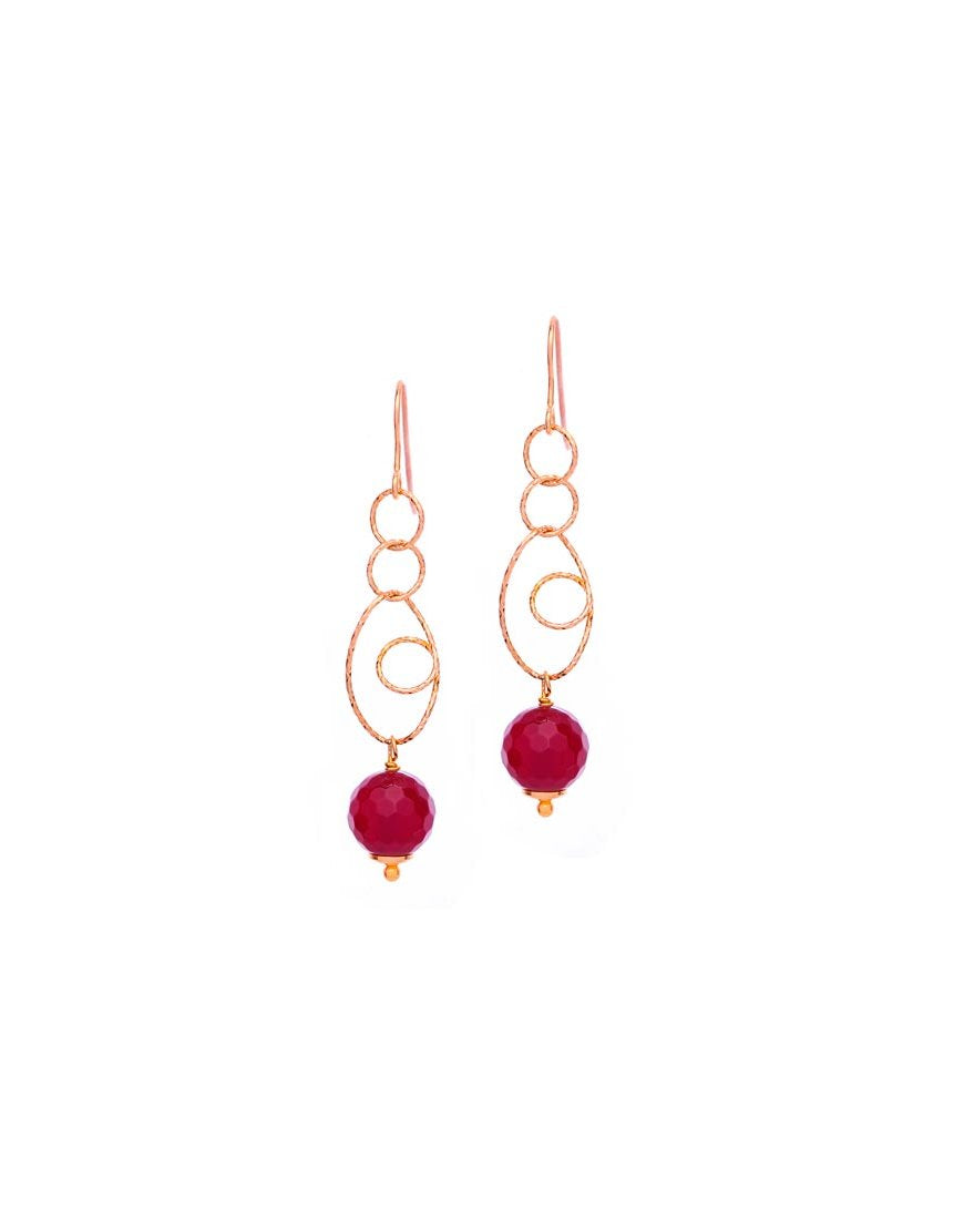 AGATE EARRINGS (27094)