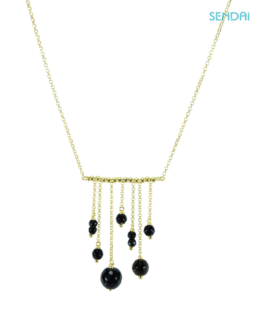 NECKLACE WITH AGATES (28071)