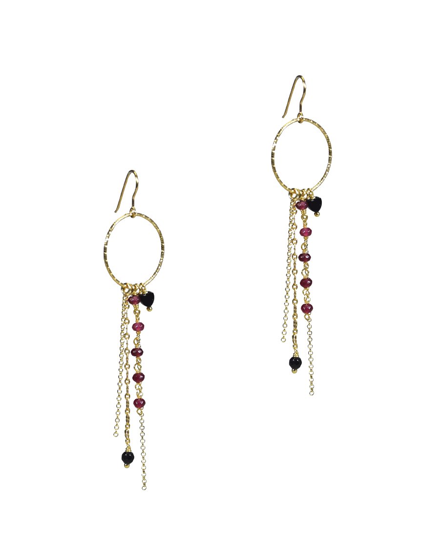 AGATE EARRINGS (29117)