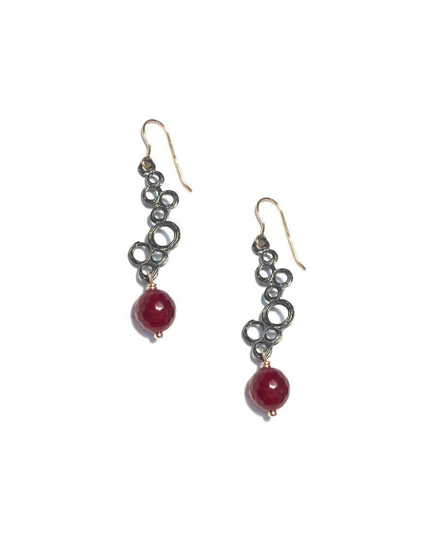 AGATE EARRINGS (30249)