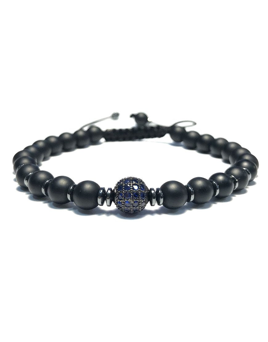 MEN'S BRACELET WITH AGATES (31382)