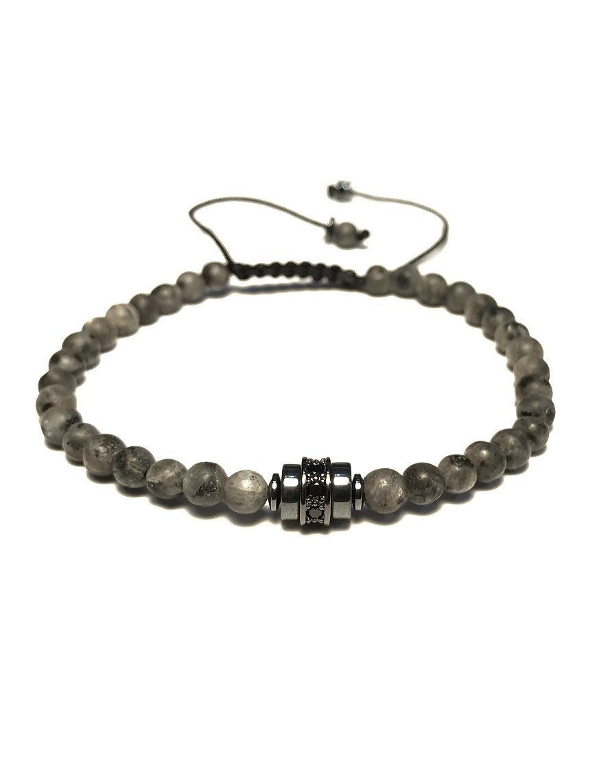 MEN'S BRACELET WITH LARVIKITE (31405)