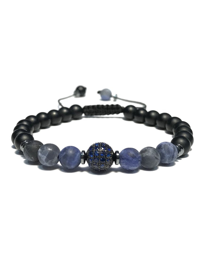 MEN'S BRACELET WITH SODALITE (31430)