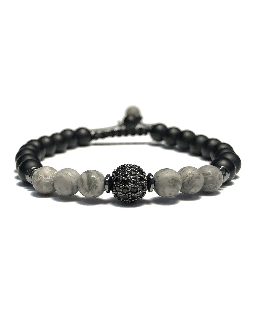 MEN'S BRACELET WITH LARVIKITE (31431)