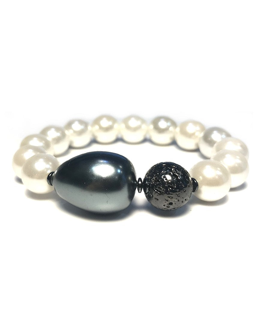 BRACELET WITH SHELL PEARL (31538)