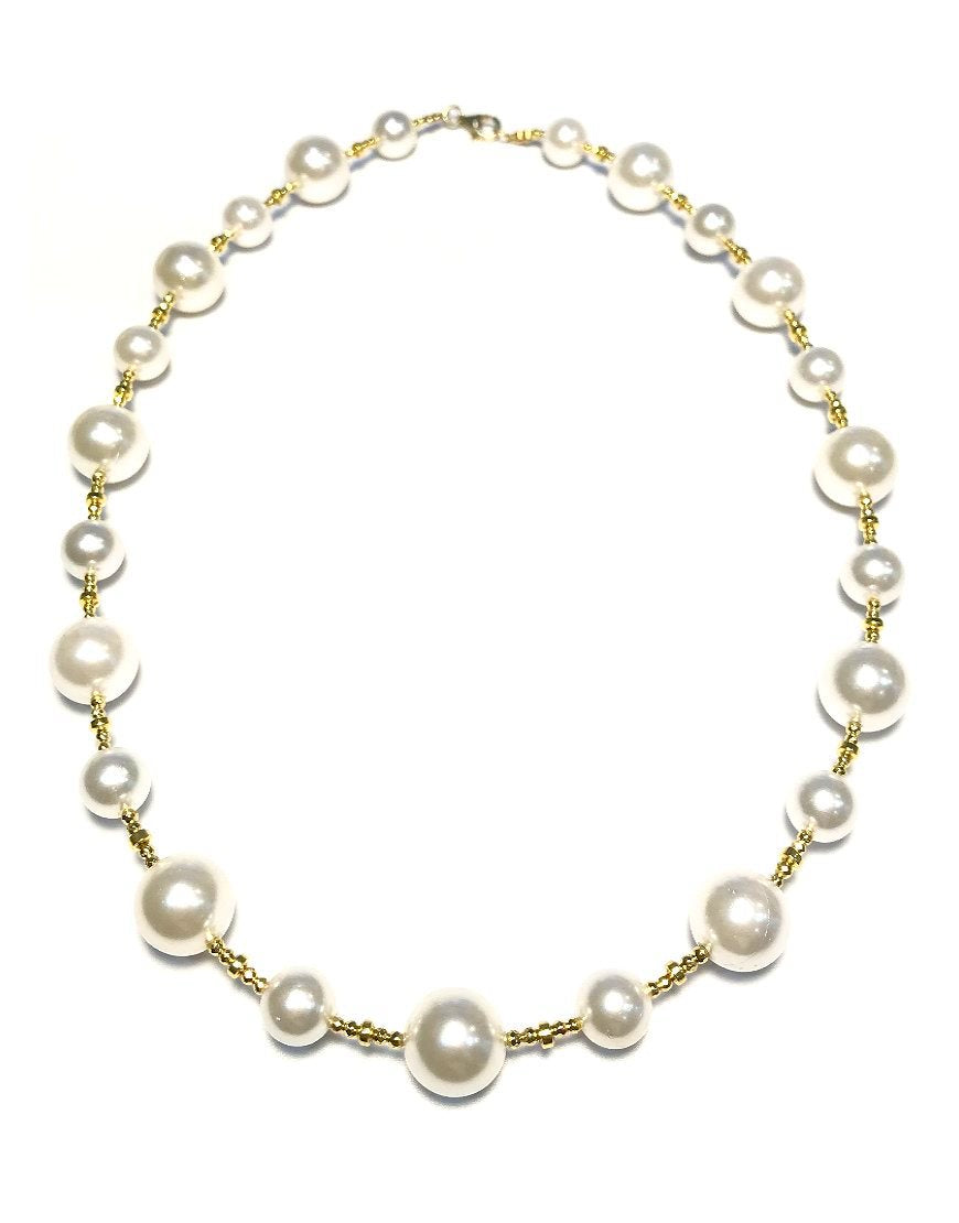 NECKLACE WITH SHELL PEARL (31566)
