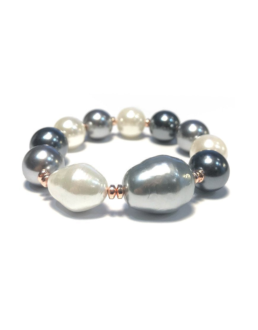 BRACELET WITH SHELL PEARL (31626)