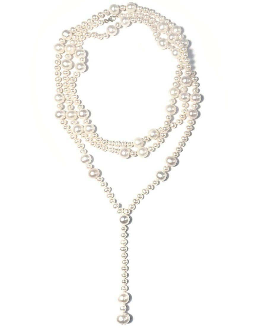 NECKLACE GOLD WITH PEARLS (31640)