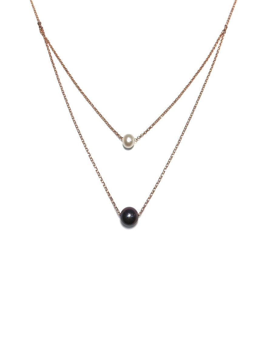 DOUBLE-STRANDED PEARL NECKLACE (31732)