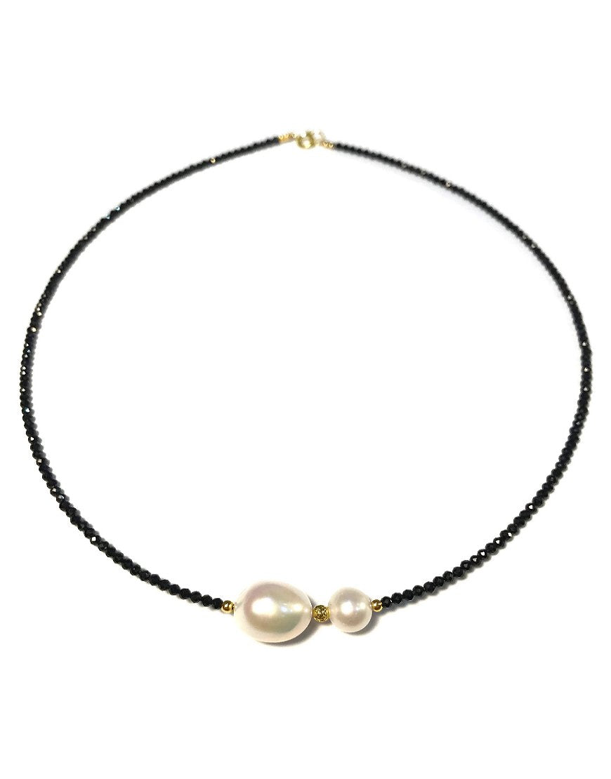 GOLD NECKLACE WITH SPINEL (31749)