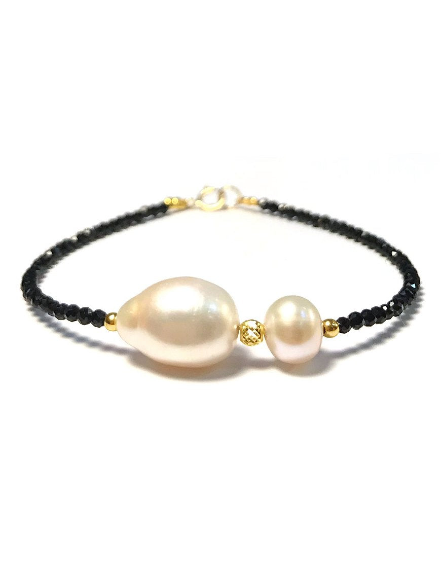 GOLD BRACELET WITH SPINEL (31750)