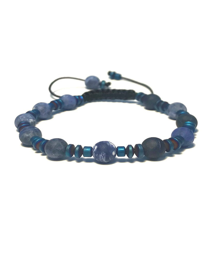 MEN'S BRACELET WITH SODALITE (31888)