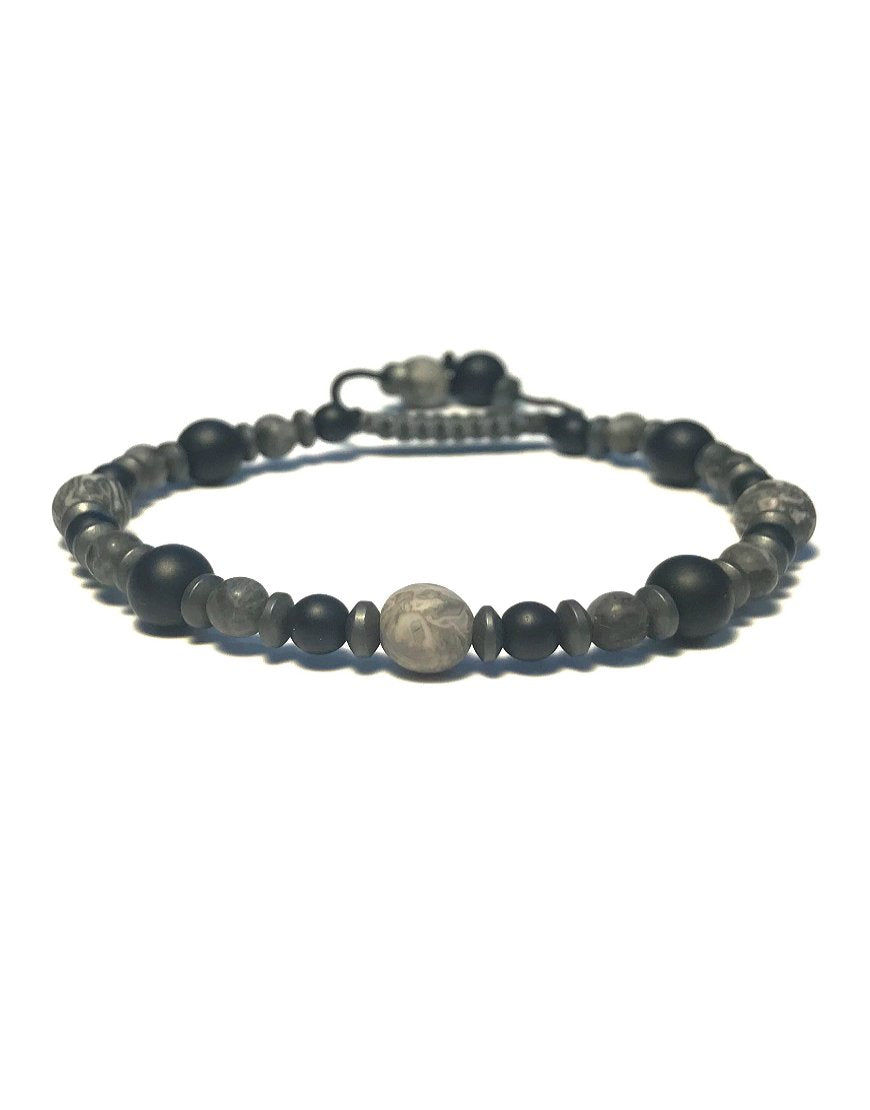 MEN'S AGATE BRACELET (31899)