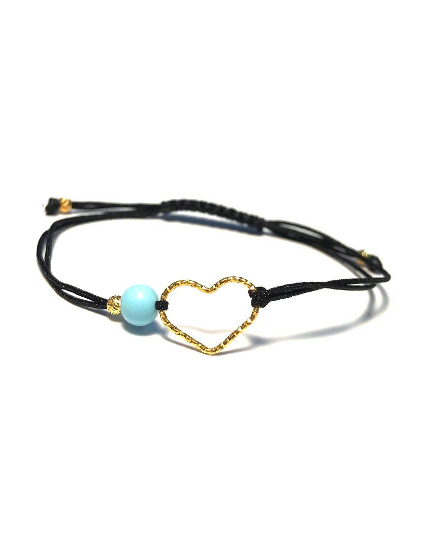 SILVER BRACELET WITH HEART (31930)