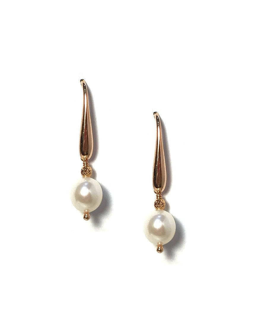 SILVER EARRINGS WITH PEARLS (32129)