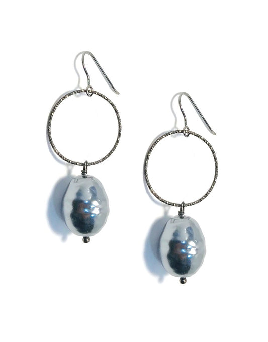 ΣΚΟΥΛΑΡΙΚΙΑ ΑΣΗΜΕΝΙΑ ΜΕ SHELL PEARL (32827)