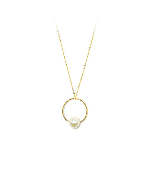 ΚΟΛΙΕ ΑΣΗΜΕΝΙΟ ΜΕ SHELL PEARL (32838)