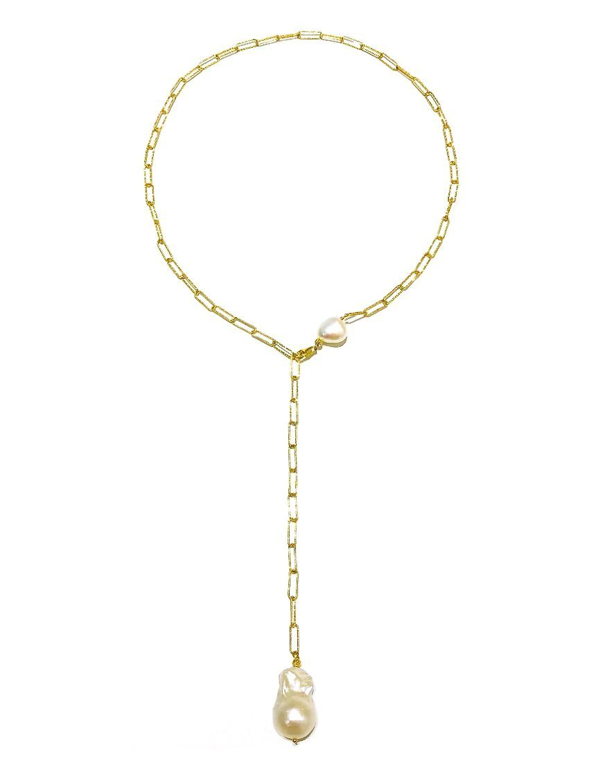 PEARL TIE NECKLACE (32864)