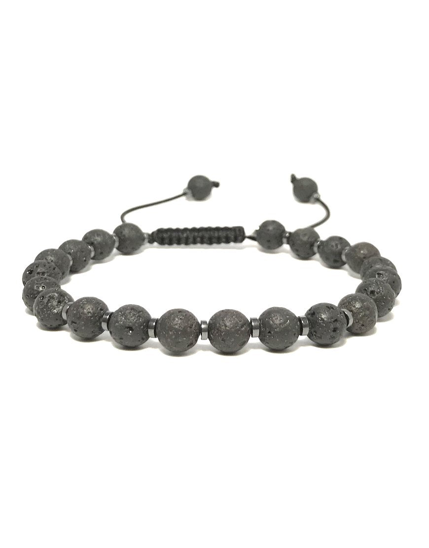 MEN'S BRACELET WITH LAVA (33127)