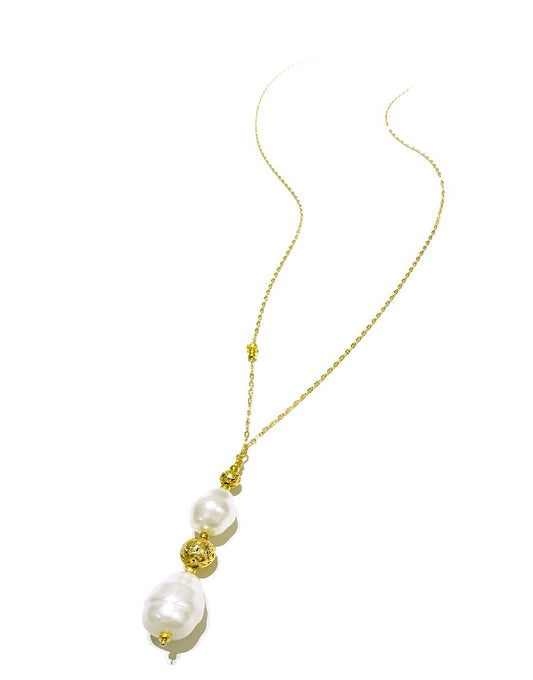 ΚΟΛΙΕ ΑΣΗΜΕΝΙΟ ΜΑΚΡΥ ΜΕ SHELL PEARL (33186)
