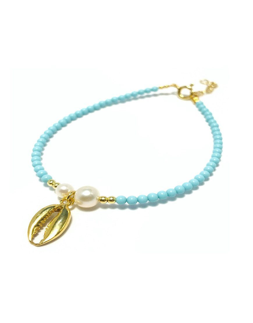 SILVER BRACELET WITH TURQUOISE (33428)