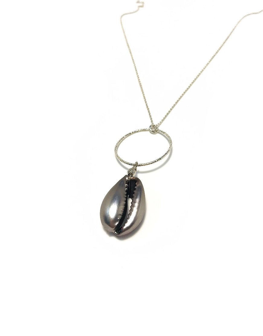 SILVER NECKLACE WITH SHELL (33487)