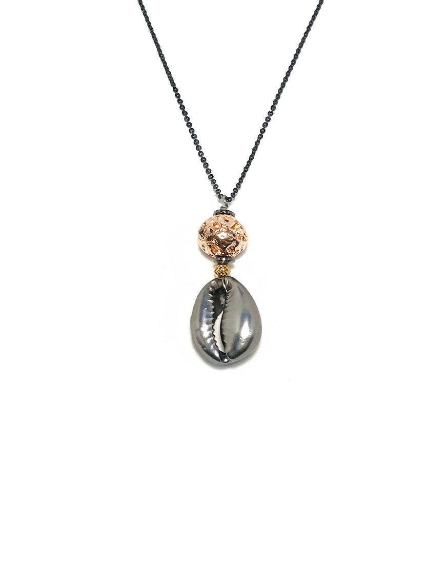 SILVER NECKLACE WITH SHELL (33490)