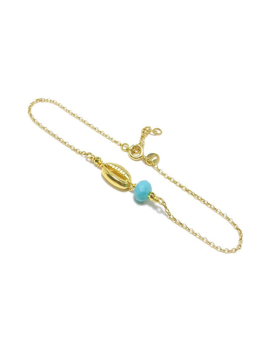 SILVER BRACELET WITH HOWLITE (33499)