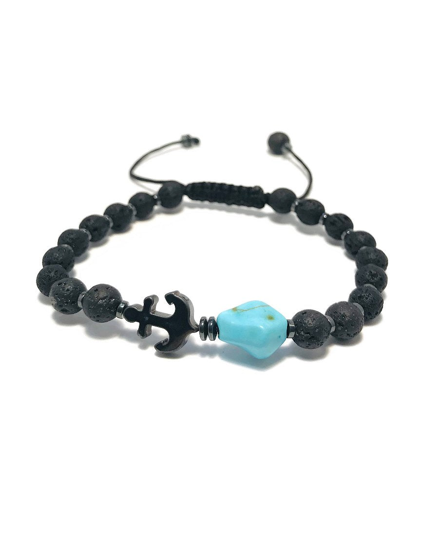 MEN'S BRACELET WITH TURQUOISE (33554)