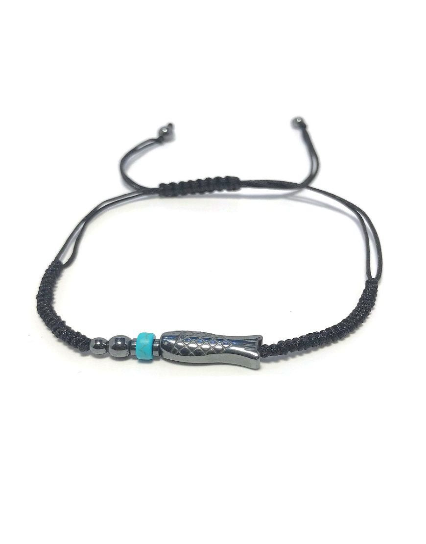 MEN'S BRACELET WITH HOWLITES (33560)