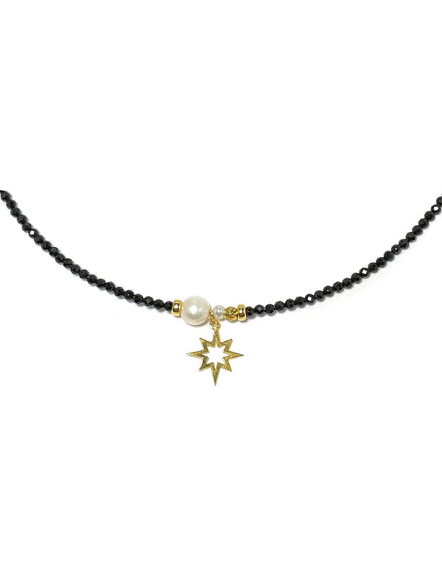 NECKLACE GOLD WITH SPINEL (33951)